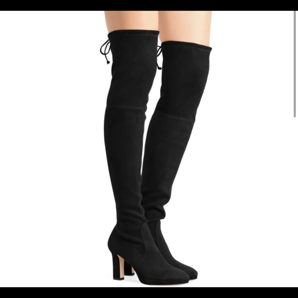 TIELAND stretch leather boots NWT